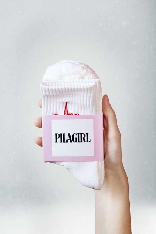 Pilates socks "AMOR"